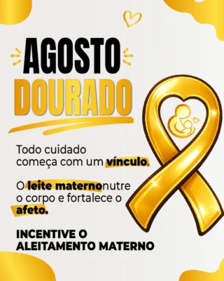 Agosto Dourado é o mês dedicado à conscientização e ao incentivo ao aleitamento materno, um gesto que vai muito além da alimentação. O leite materno fortalece a saúde do bebê, contribui para o seu desenvolvimento e cria um vínculo único entre mãe e filho. 💛

Na Trupe da Saúde, acreditamos que cada gesto de cuidado importa. Assim como o acolhimento transforma os ambientes hospitalares, incentivar a amamentação também é uma forma de promover saúde, proteção e bem-estar desde os primeiros dias de vida.

Neste Agosto Dourado, reforçamos a importância de apoiar, orientar e respeitar todas as famílias nessa jornada. Porque cuidar também é estar presente, incentivar e compartilhar informação de qualidade.

#AgostoDourado #TrupeDaSaúde #Amamentação #AleitamentoMaterno #Humanização #Cuidado #Saúde #PrimeiraInfância